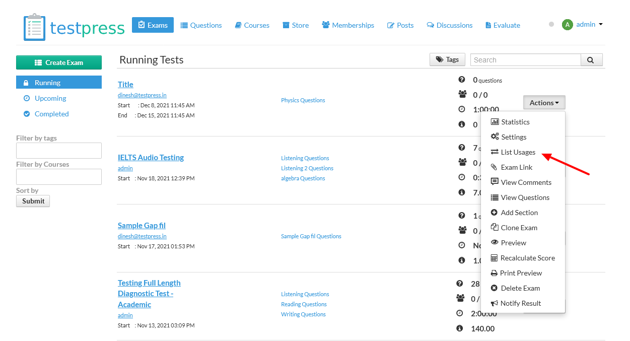 What's new in Testpress Learning Management System - Sep, Oct & Nov 2021
