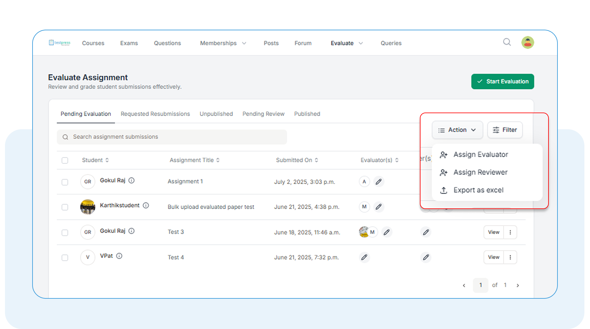 New Assignment Feature now live in Testpress