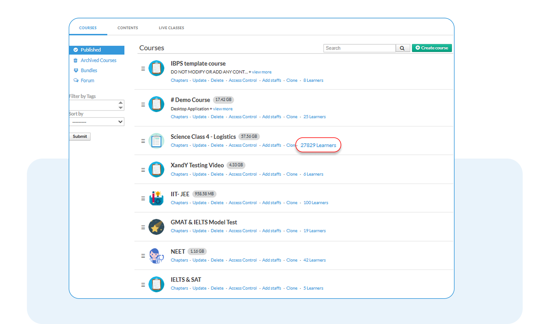 Introducing Course User List: Learner Tracking in Testpress LMS