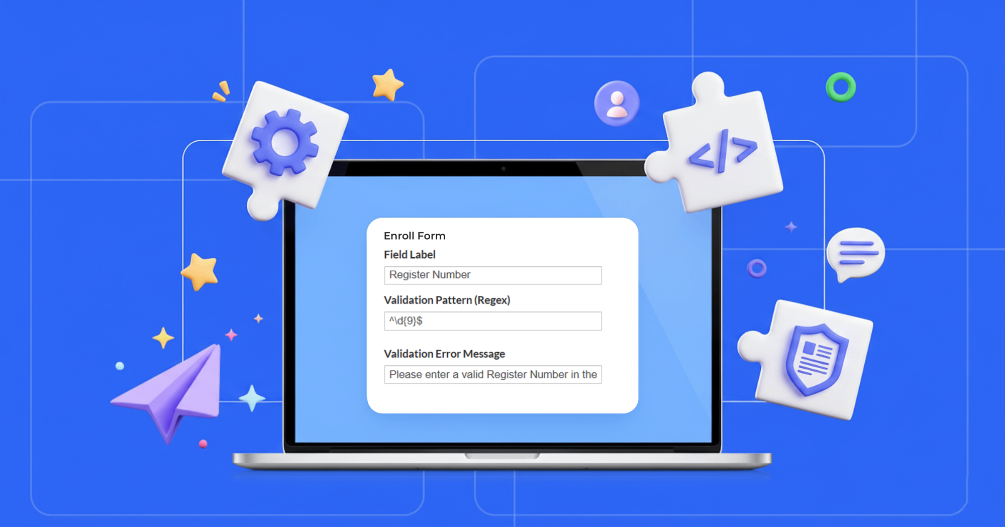 Introducing Custom Field Regex Validation in Course Forms