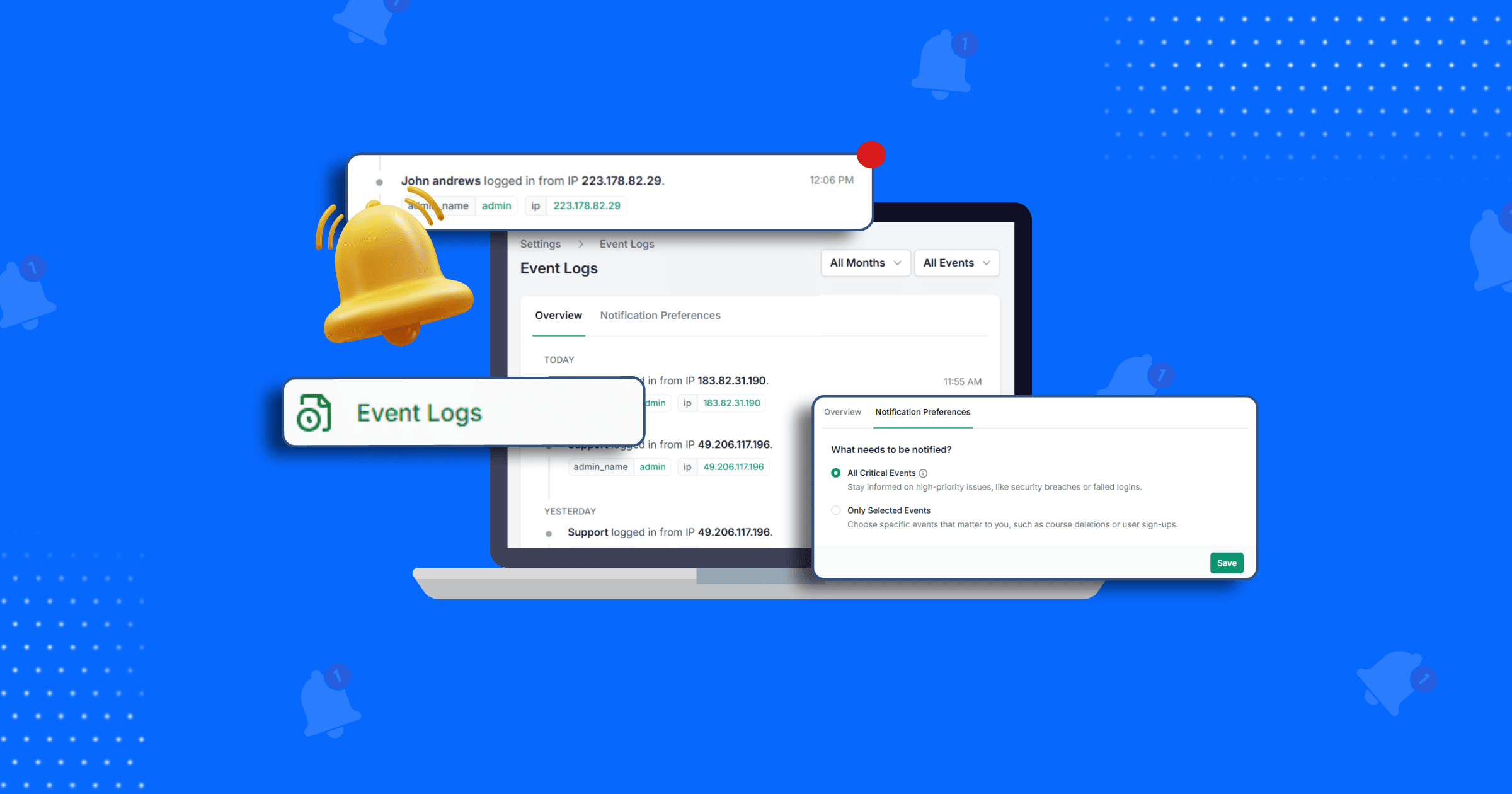 Introducing Centralized Event Logging & Notifications