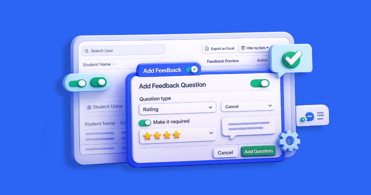 Introducing In-App Course Feedback in Testpress