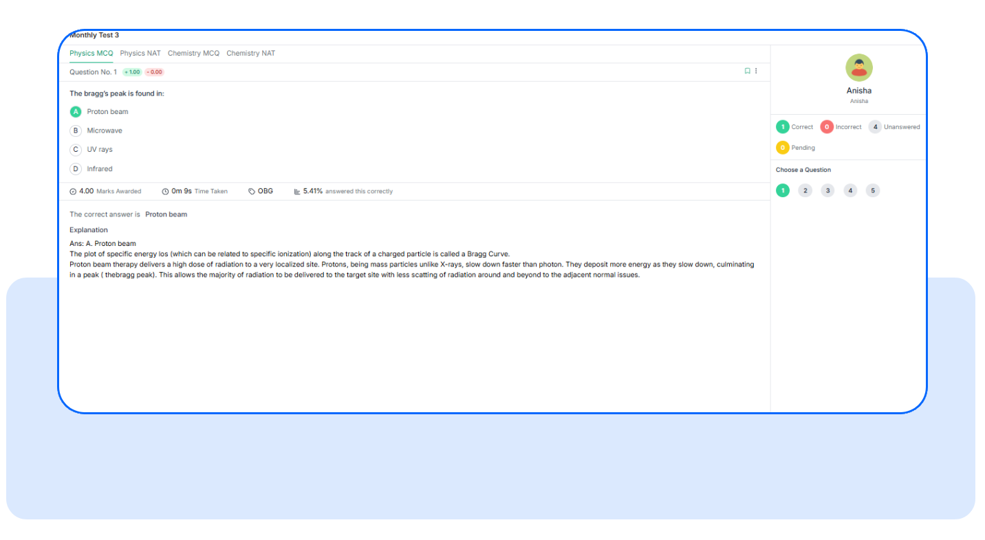 Introducing New Exam Review Dashboard: Detailed Insights for Students