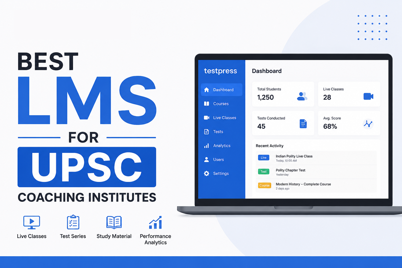 Best LMS for UPSC Coaching Institutes: Build Results, Not Just Courses