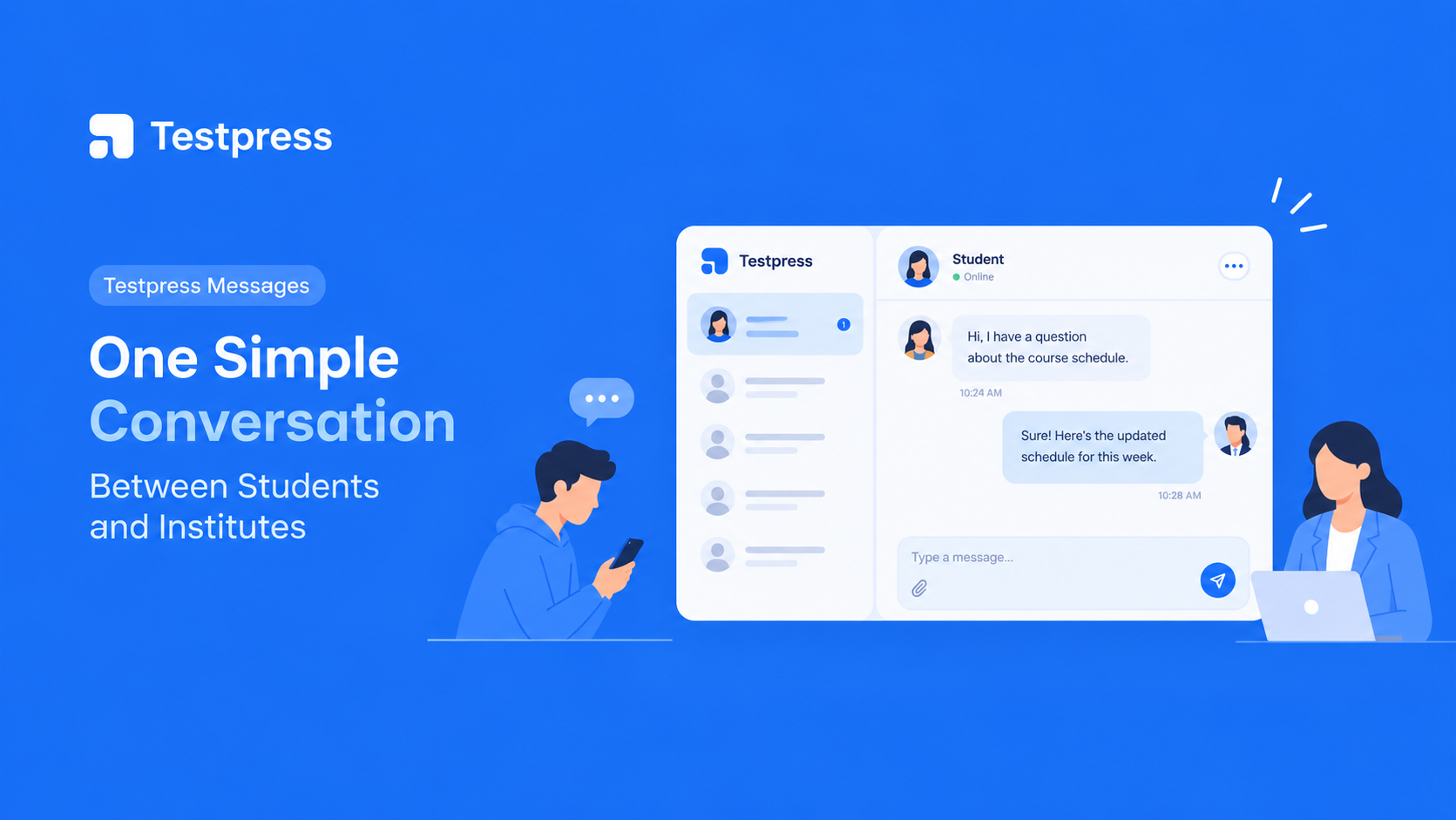 Testpress Messages: One Simple Conversation Between Students and Institutes
